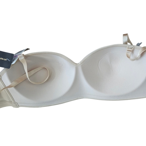 NWT Wacoal Wire Free Strapless Lightly Padded Bra Size 34D 854372 - Picture 2 of 6